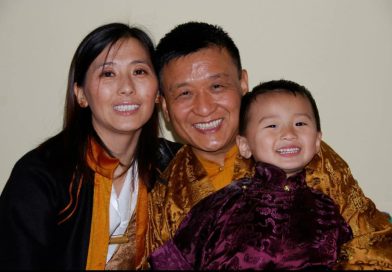 Tenzin Wangjal Rinpocze – kram z lamami